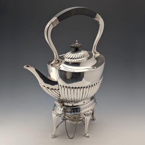 約 1900 年英國古董鍍銀茶壺套裝 Daniel&Arter